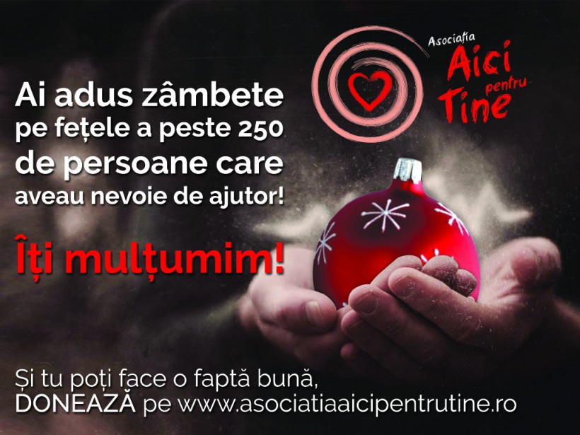 Familii nevoiaşe din Braşov, ajutate cu alimente şi alte lucruri necesare prin Campania „Împreună de Sărbători”
