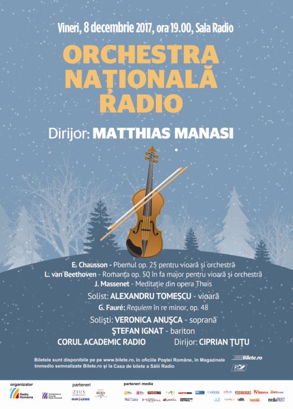 Orchestra Naţională Radio, concert în memoria Regelui Mihai I al României