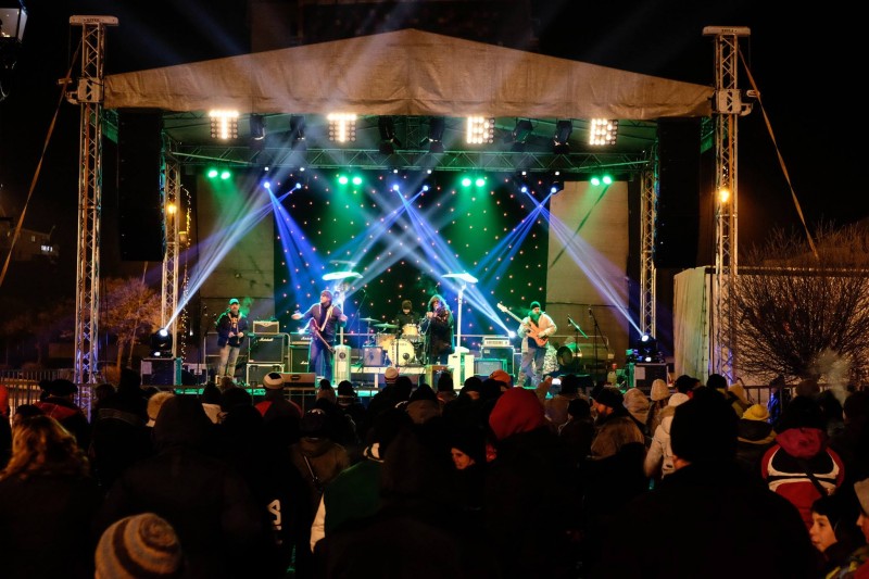 Revelion în stradă la Sf. Gheorghe