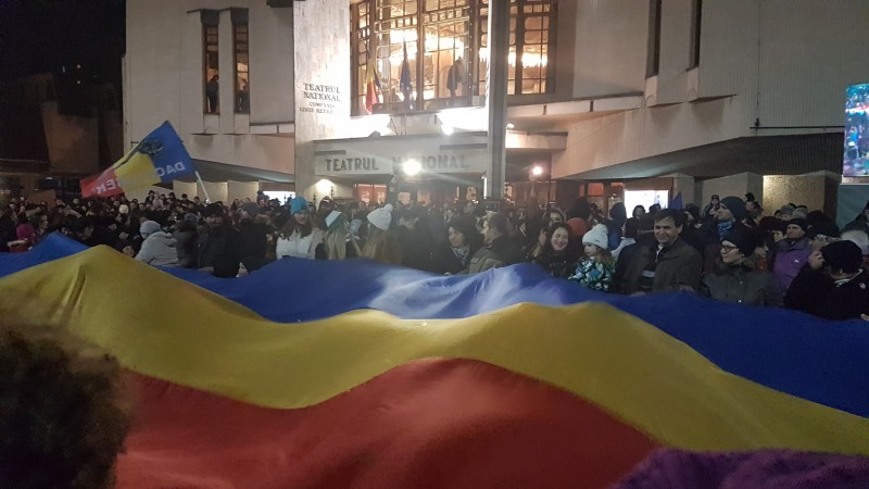 Peste 1.300 de târgumureșeni au sărbătorit aseară Unirea Principatelor