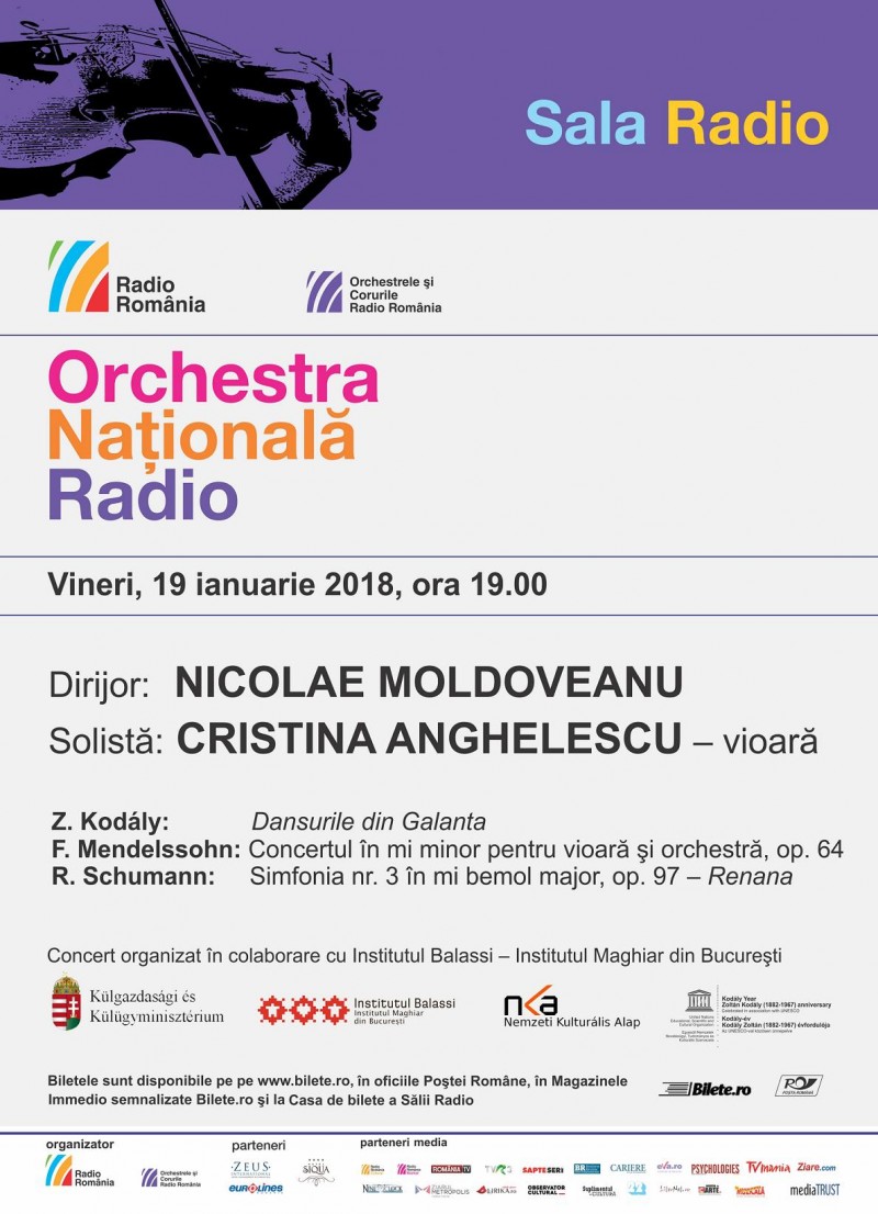 Nicolae Moldoveanu, la pupitrul Orchestrei Naţionale Radio Nicolae Moldoveanu, la pupitrul Orchestrei Naţionale Radio