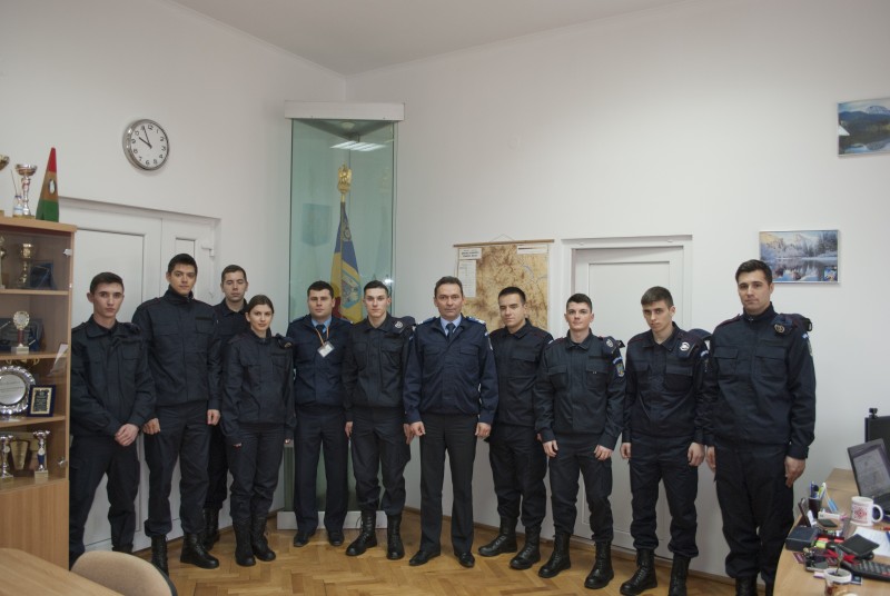 Nouă elevi, în practică la Inspectoratul de Jandarmi Județean Harghita