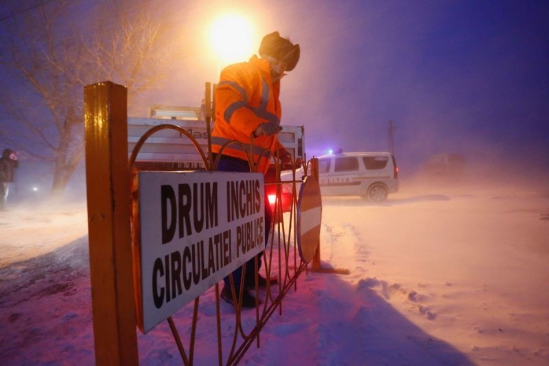DJ 106 A, Răşinari – Păltiniş, ar putea fi închis din cauza condiţiilor meteo nefavorabile