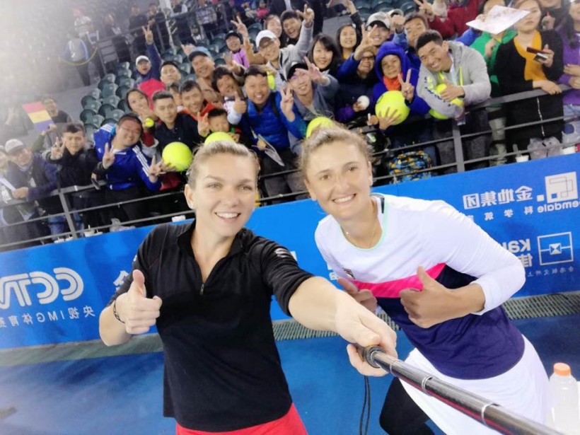Halep și Begu au câștigat proba de dublu la Shenzhen