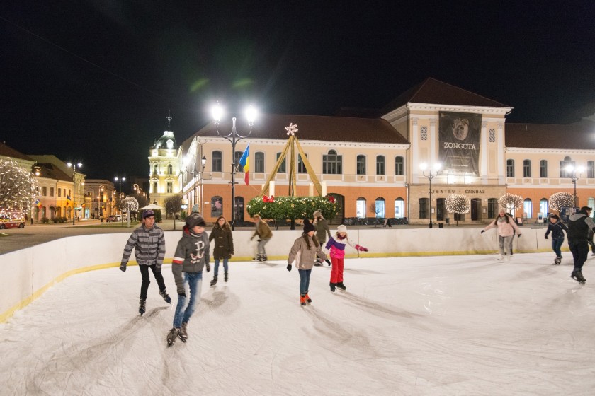 Duminică, 11 februarie, se inaugurează patinoarul artificial din Sf.Gheorghe