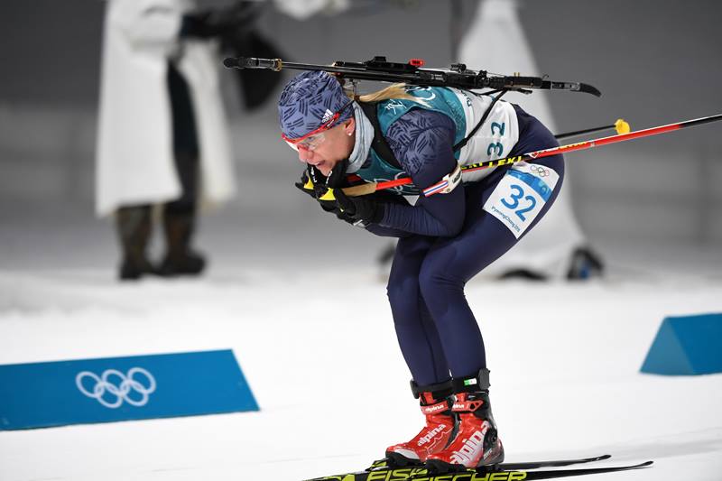 Eva Tofalvi se pregătește pentru următoare probă de la Olimpiadă