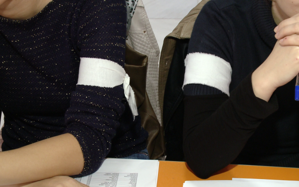 Grefierii din cadrul Tribunalului Covasna s-au aflat azi în grevă japoneză