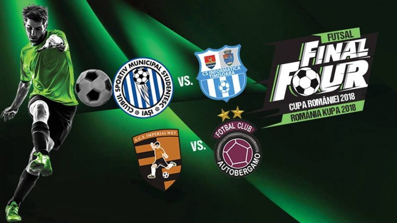 Câștigătoarea Cupei României la futsal se decide la Miercurea Ciuc