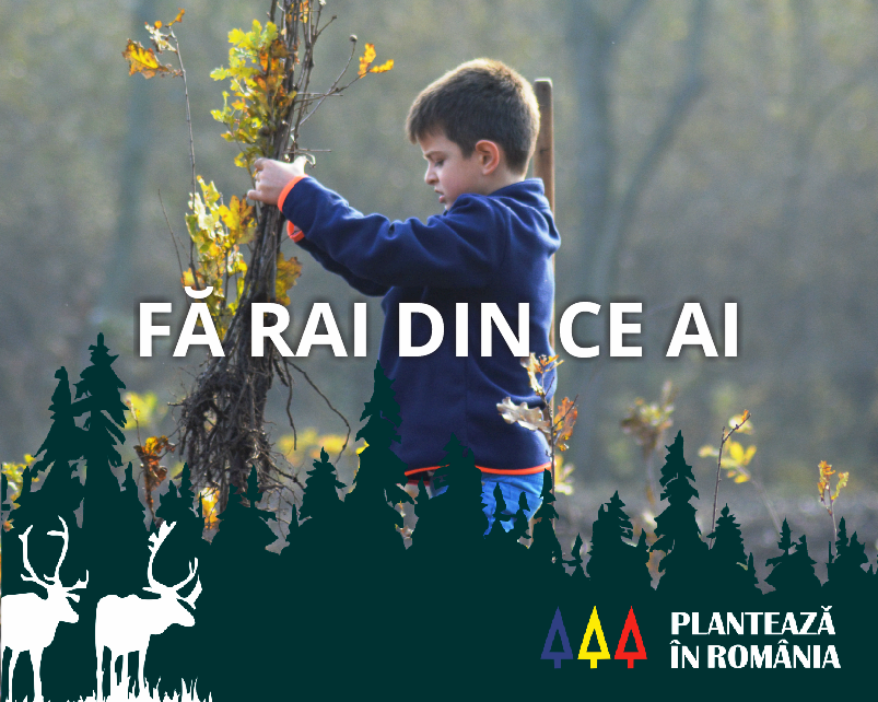 Recompense în bilete la spectacole pentru voluntarii acțiunii ”Plantează în România”