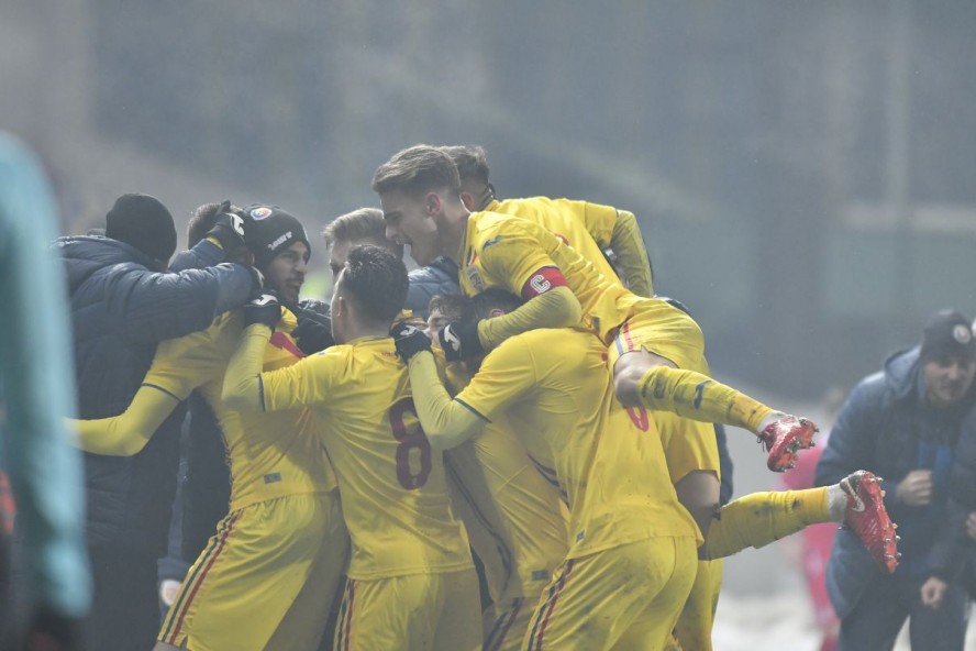 România – Serbia 4-0, la fotbal U-19
