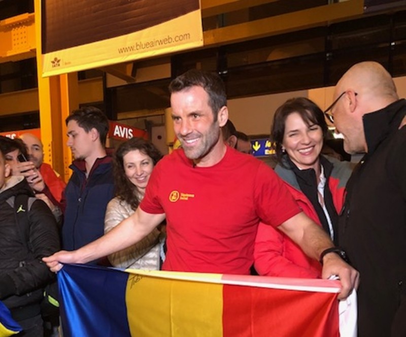 Dupã ce a câstigat pentru a treia oarã consecutiv, ultramaratonul arctic 6633, Tibi Useriu s-a întors miercuri noapte acasă