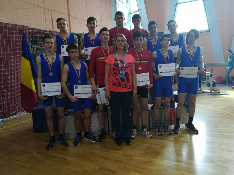 Patru medalii pentru canotorii mureșeni la Naționalele de ergometru