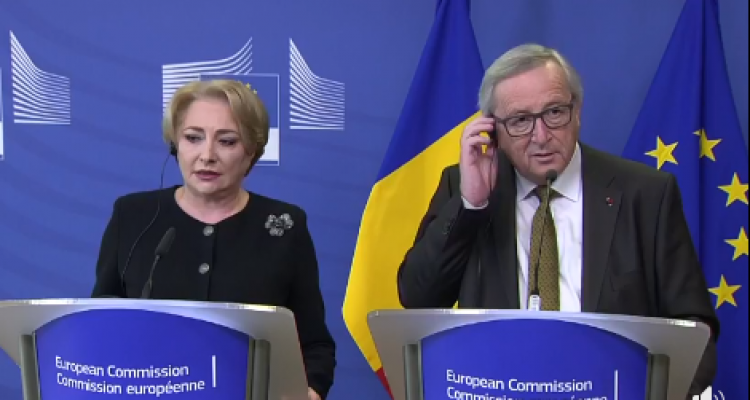 Premierul Viorica Dăncilă i-a adresat ieri o scrisoare preşedintelui Consiliului European Jean Claude Juncker