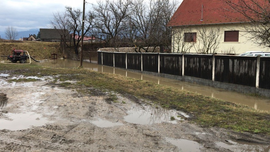 În Harghita apele se retrag
