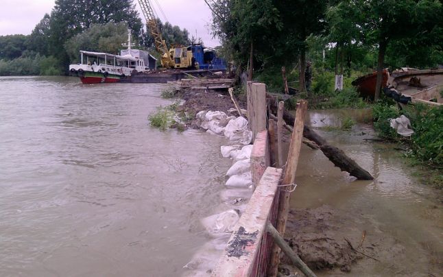 Cod portocaliu de inundaţii în Delta Dunării