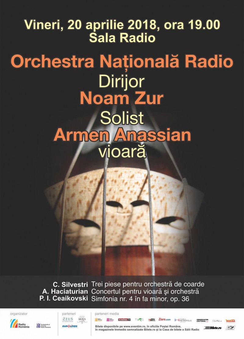 Program Silvestri-Haciaturian-Ceaikovski cu Orchestra Naţională Radio Program Silvestri-Haciaturian-Ceaikovski cu Orchestra Naţională Radio
