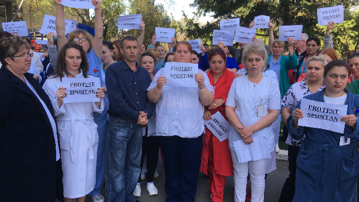 Noi proteste ale angajaților din Sănătate