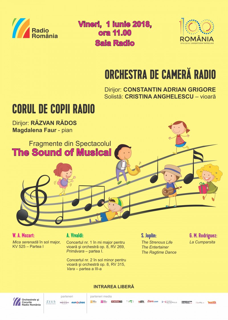 Nu știi unde să îi duci pe cei mici de 1 iunie? Vino la Sala Radio!