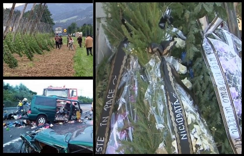 Cei 9 mureșeni care au pierit în accidentul din Ungaria sunt conduşi astăzi pe ultimul drum