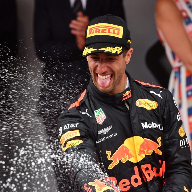 Ricciardo, primul la Monaco