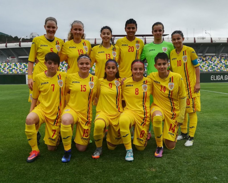 Tinerele fotbaliste române au pierdut cu Georgia