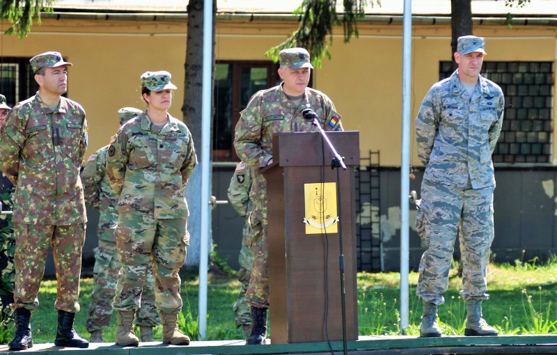 În poligonul militar de la Cincu a avut loc ceremonia de deschidere a exerciţiului multinaţional Resolute Castle 2018