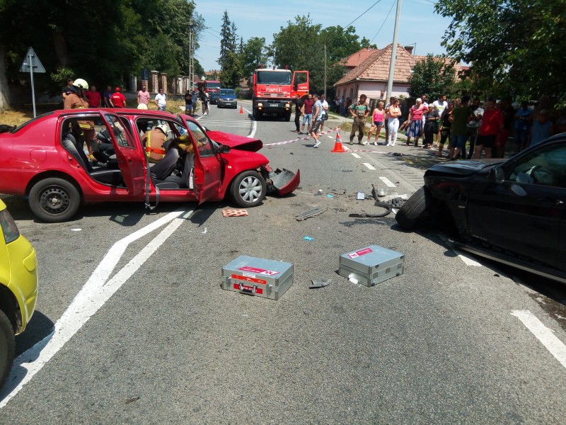 Grav accident la Gornești, în județul Mureș