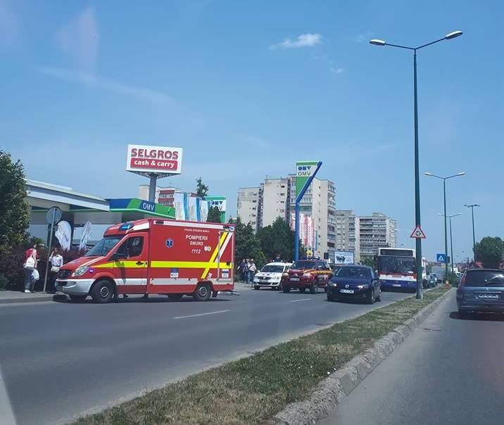 Un biciclist a fost accidentat la Tîrgu Mureș