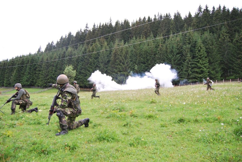 Peste 800 de militari români şi britanici participă la un execiţiu multinațional