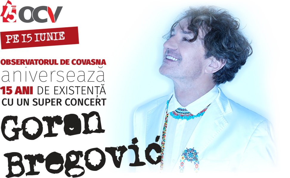 Cunoscutul artist Goran Bregović va concerta la Sfântu Gheorghe pe 15 iunie