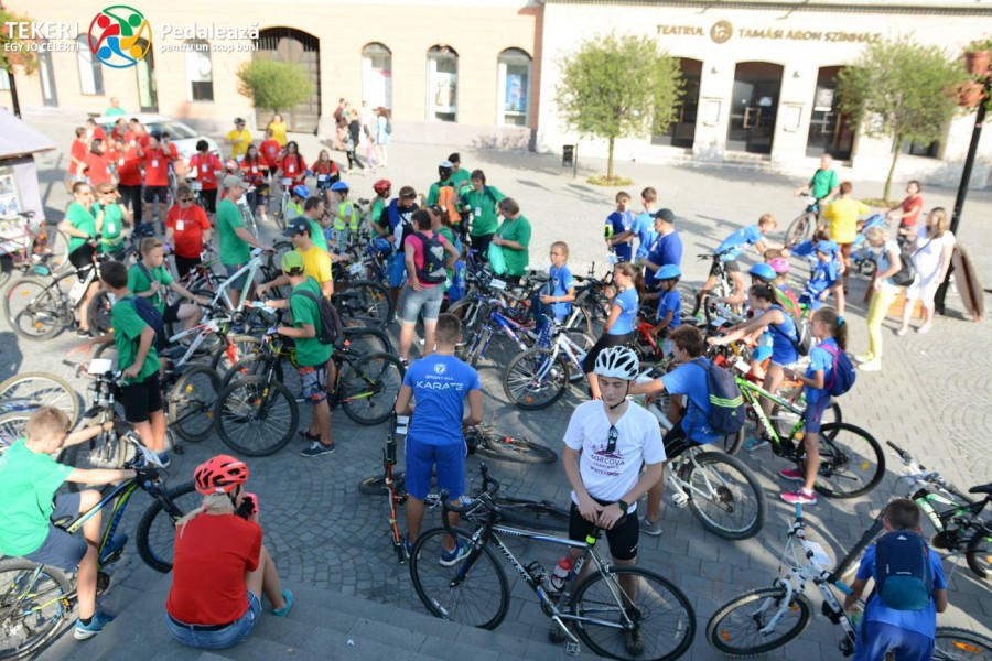 Campania „Pedalează pentru un scop bun” în Covasna