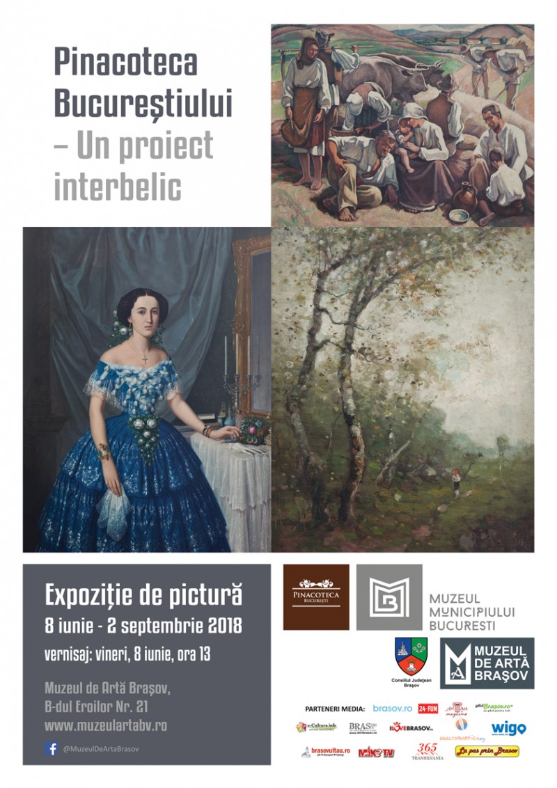 Expoziția „Pinacoteca Bucureştiului – Un proiect interbelic” ajunge la Brașov