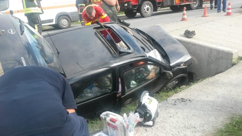 Grav accident în localitatea mureșeană Gorneşti