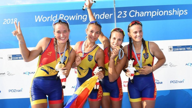 Aur și argint pentru canotorii români la Mondiale