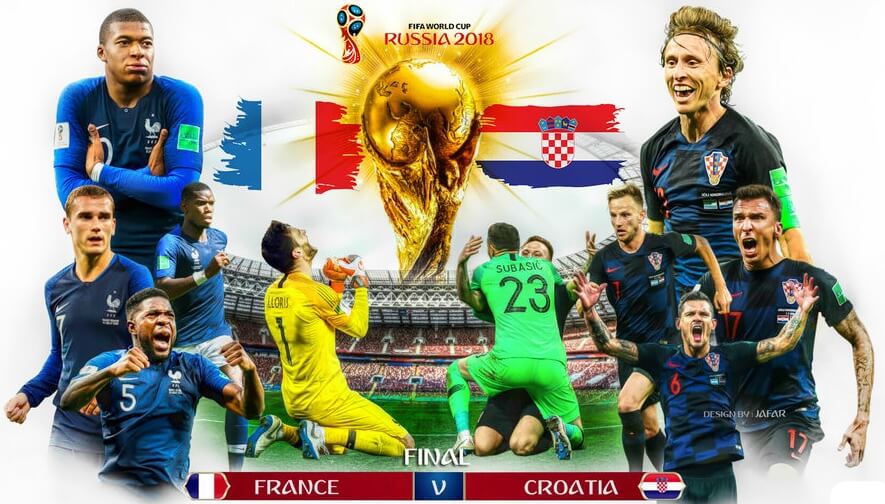 Franța și Croația se înfruntă pentru titlul mondial