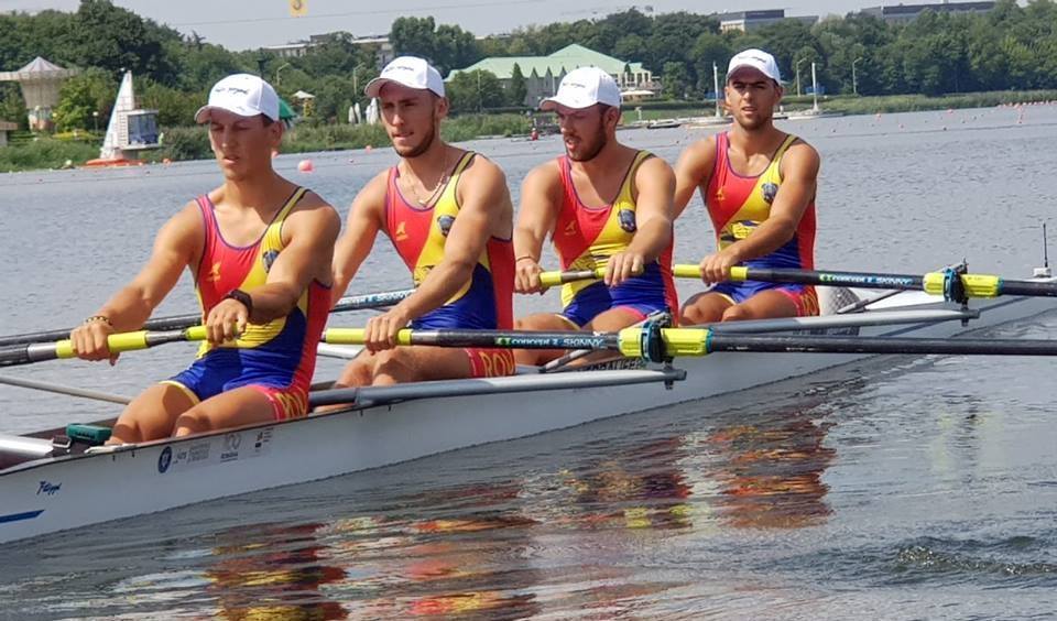 Cinci medalii, dintre care trei de aur, pentru canotorii români la Europene