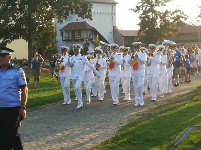 Fanfara Marinei Militare a cântat în premieră la Tîrgu Mureș