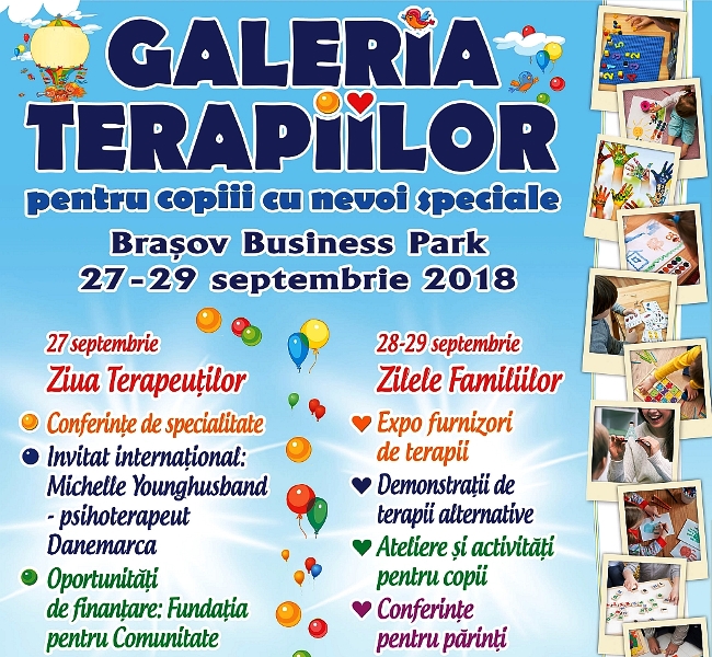 ”Galeria Terapiilor pentru Copii cu Nevoi Speciale”, la Brașov