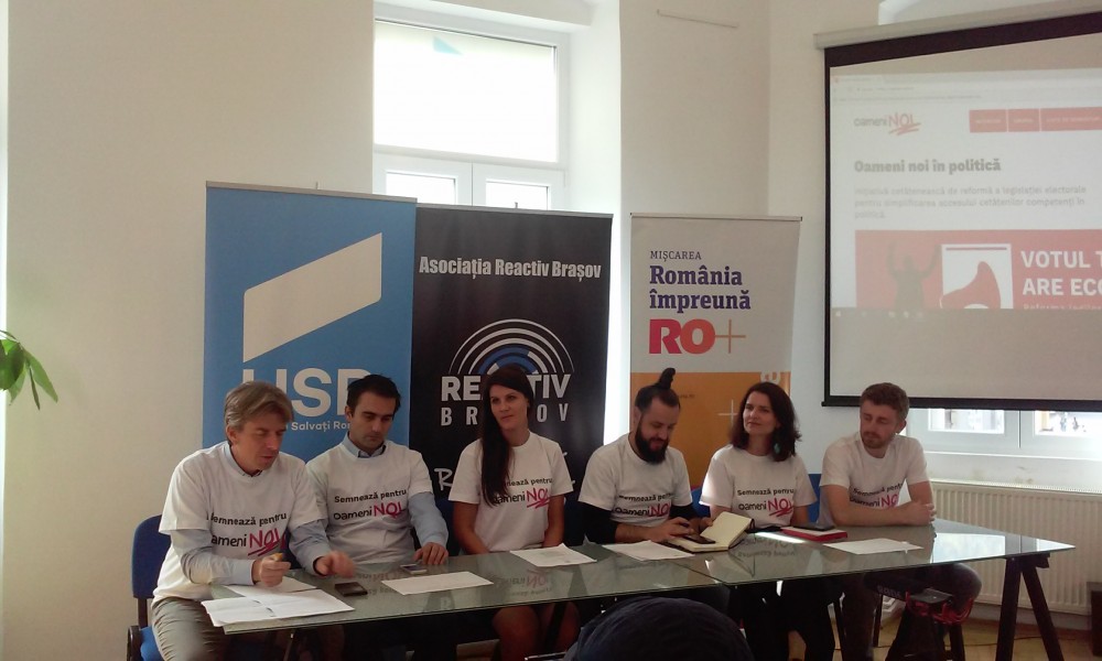 USR a lansat la Brașov inițiativa cetățenească ,,Oameni noi în politică”