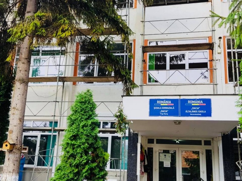 Școala Gimnazială “Dacia” din Tîrgu Mureș intră într-un amplu proces de reabilitare