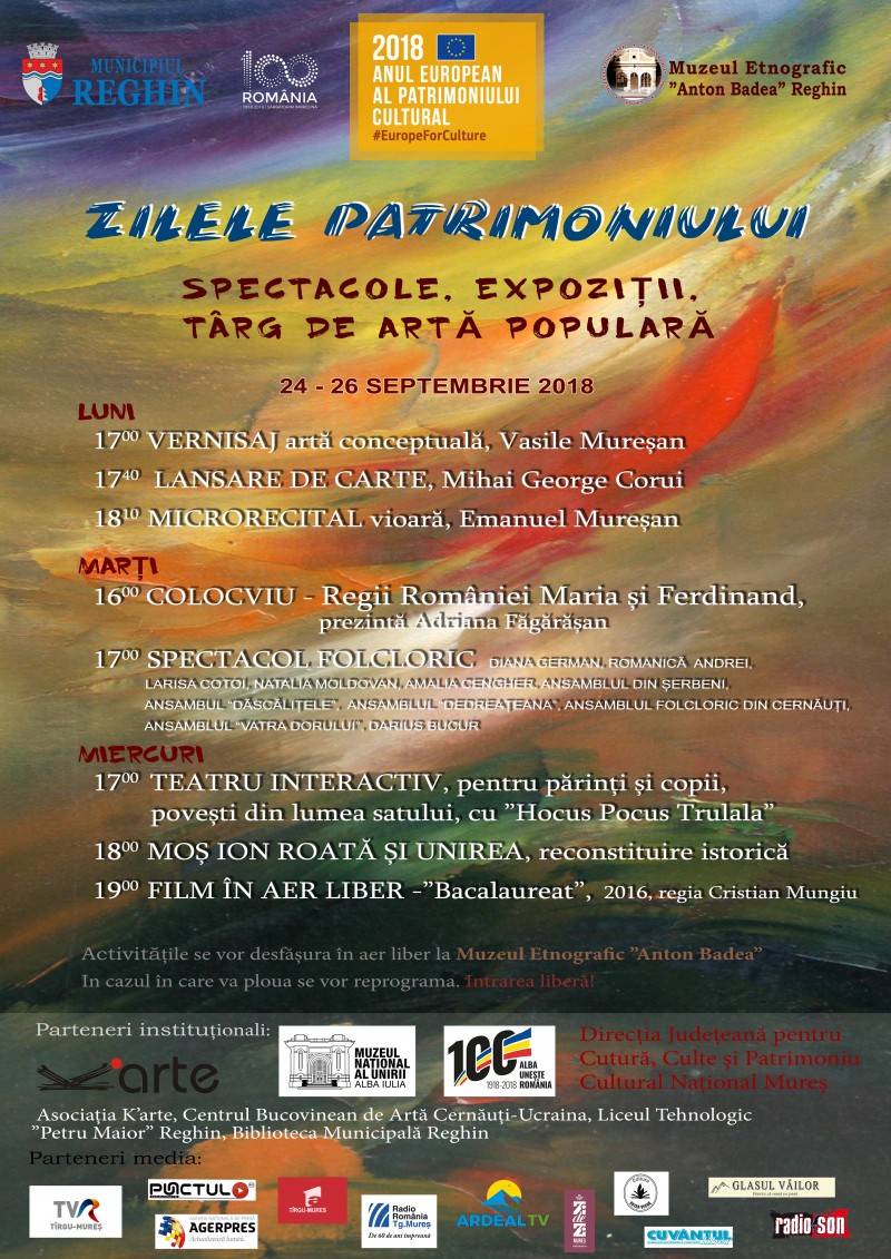 Muzeul Etnografic din Reghin marchează ”Zilele Patrimoniului”