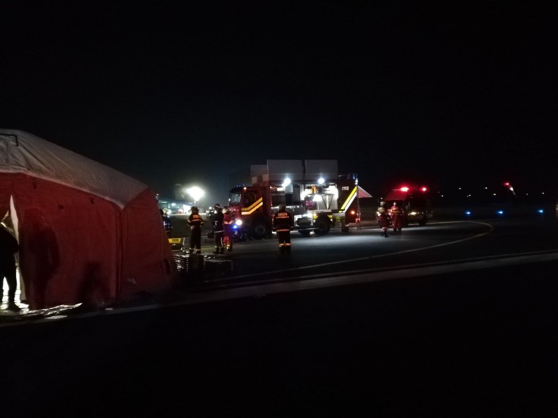 Exercițiu de amploare la Aeroportul Tîrgu Mureş
