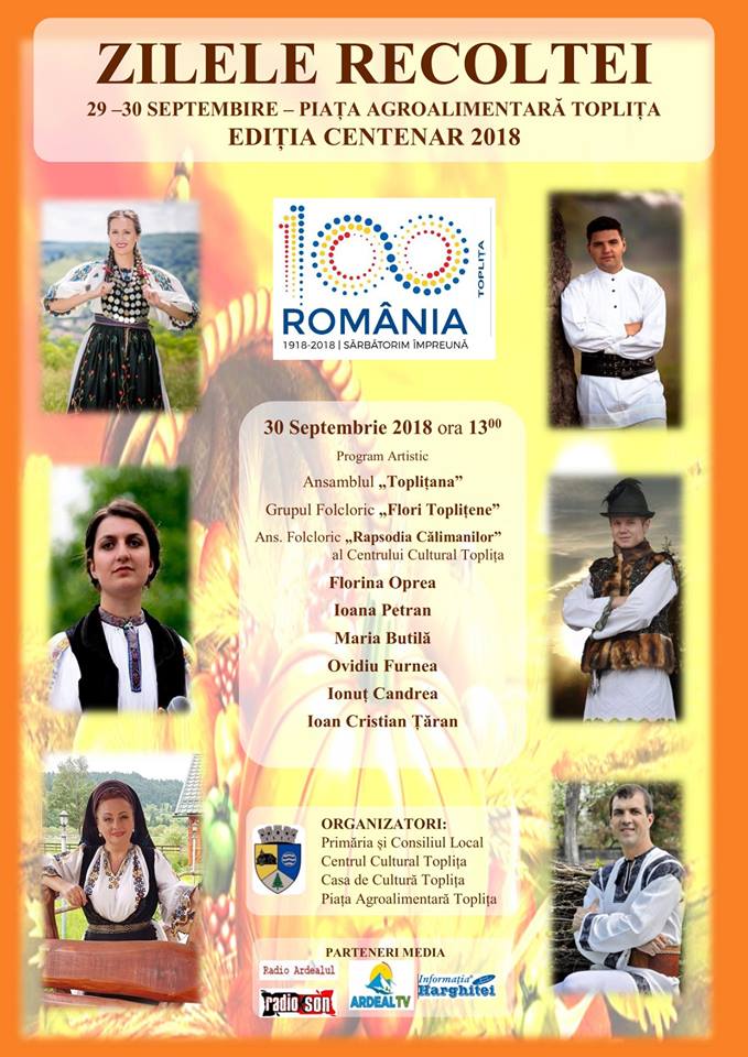 Zilele Recoltei, la Toplița