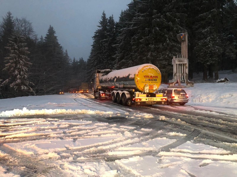 Restricție de circulație la limita dintre județele Brașov și Prahova