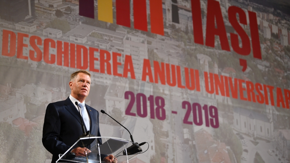 Iohannis: învățământul tehnic este deosebit de important pentru dezvoltarea economiei