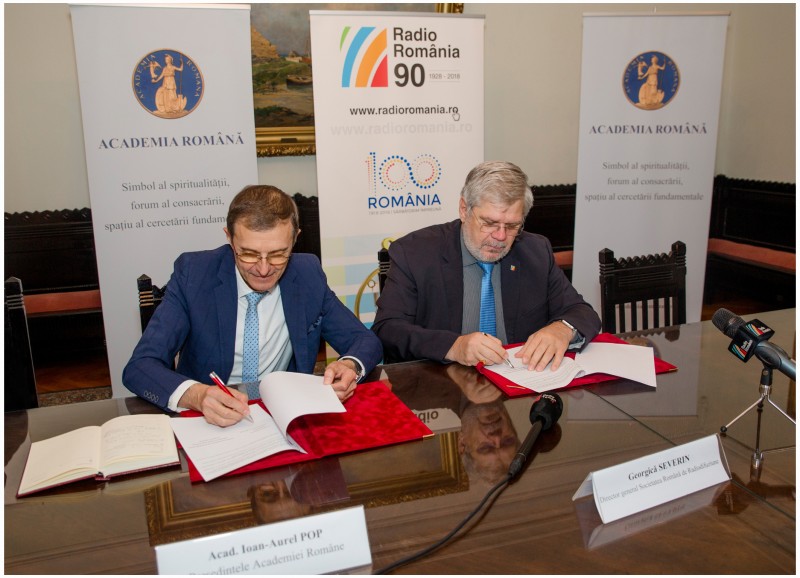 Protocol de colaborare între Societatea Română de Radiodifuziune și Academia Română