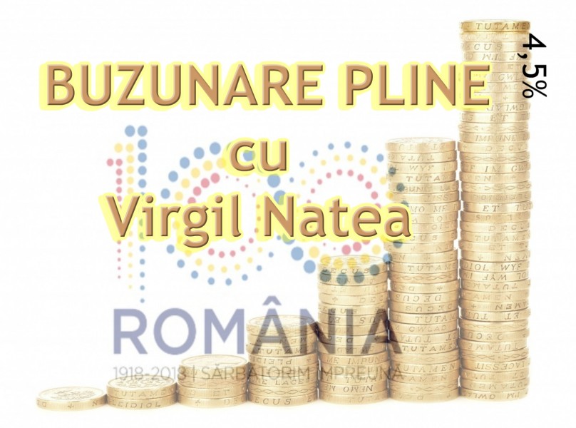 Dobânzi de 4,5 % pe an prin emisiunea Centenar