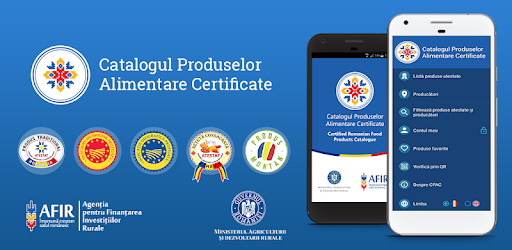 O nouă aplicaţie pentru telefonul mobil denumită „Catalogul Produselor Alimentare Certificate”
