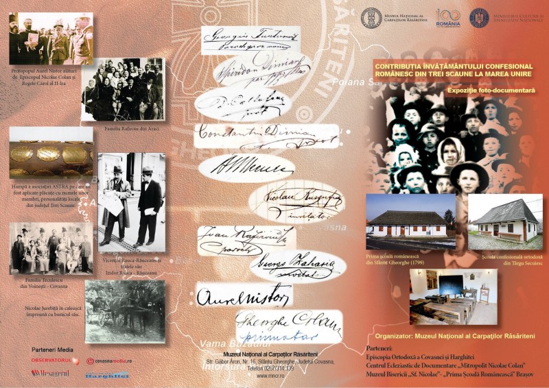 Expoziţie foto-documentară la Covasna, care marchează Centenarul Marii Uniri