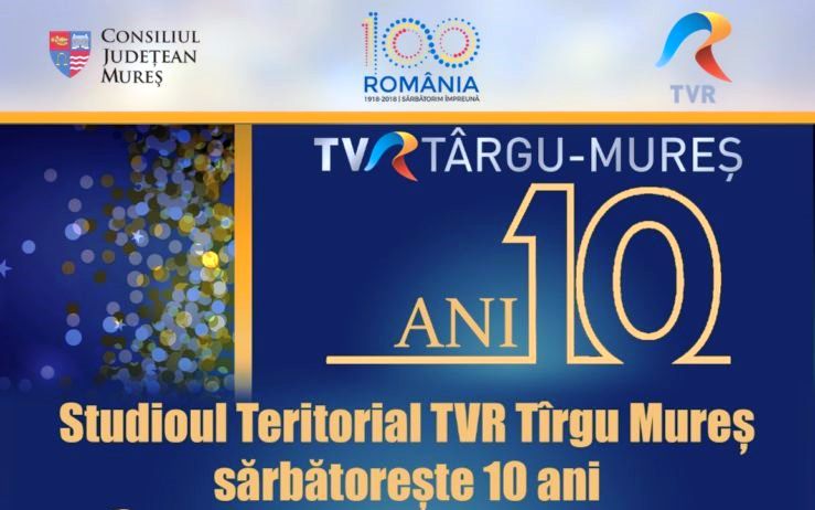 Studioul teritorial TVR Târgu Mureş aniversează 10 ani de activitate